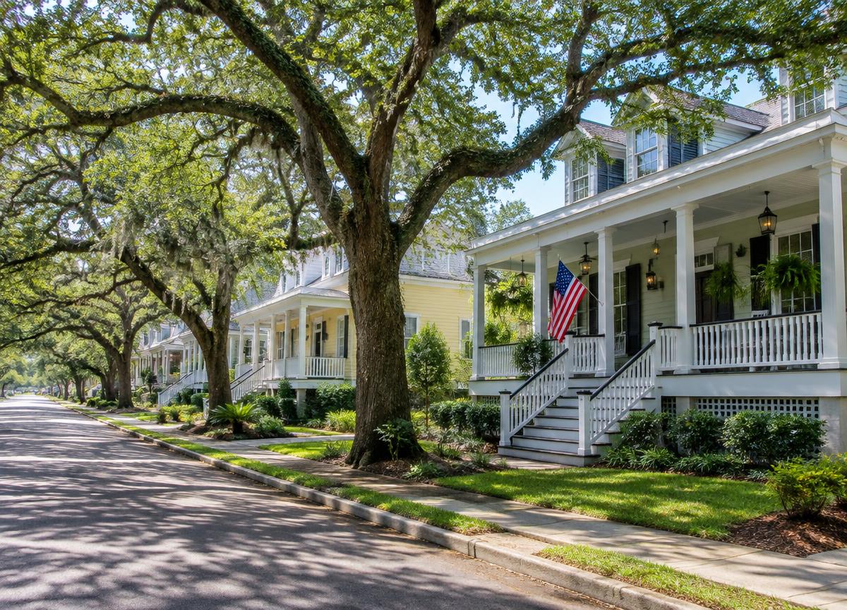 Illustrative residential street